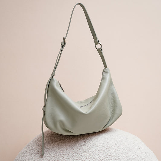 Pleated Dumpling Shoulder Bag