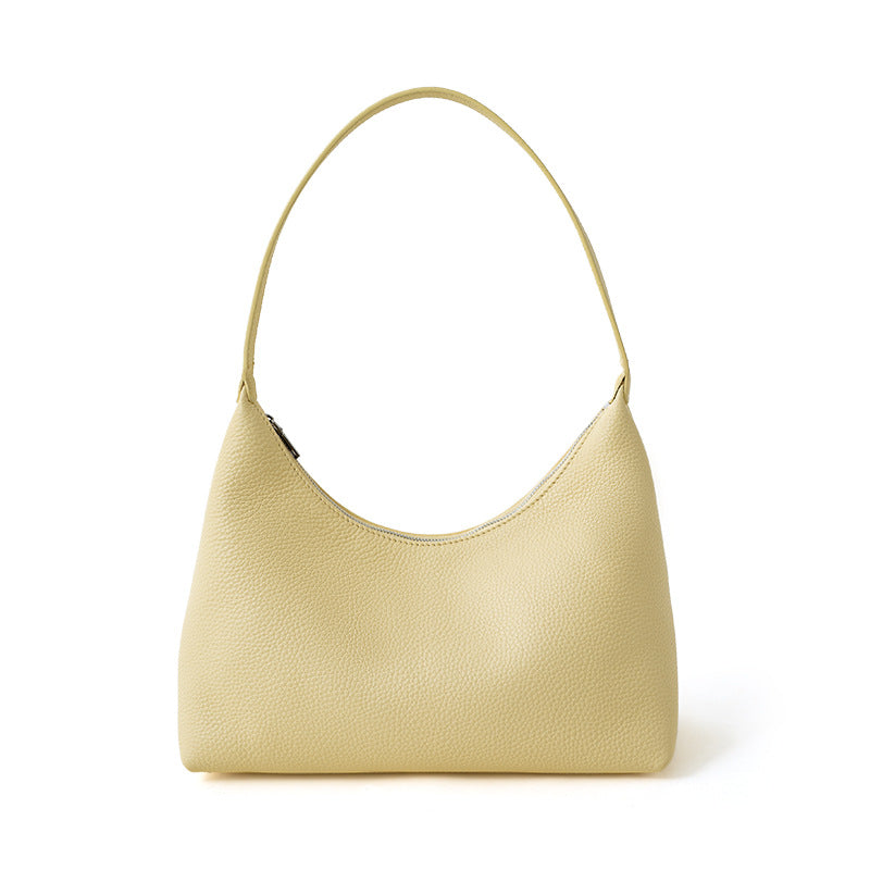 Leather Underarm Crossbody Bag