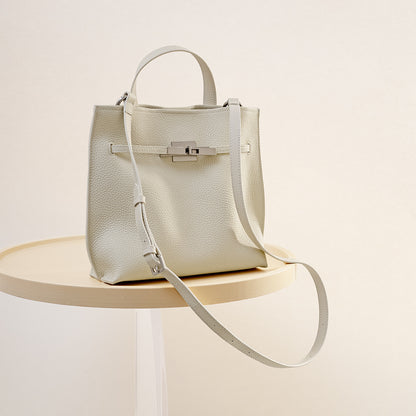 Classic Leather Top-Handle Bag
