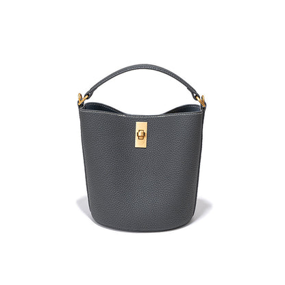 Vintage Leather Bucket Bag