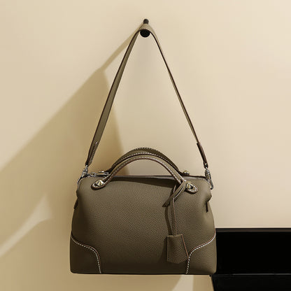 Leather Pillow Crossbody Bag